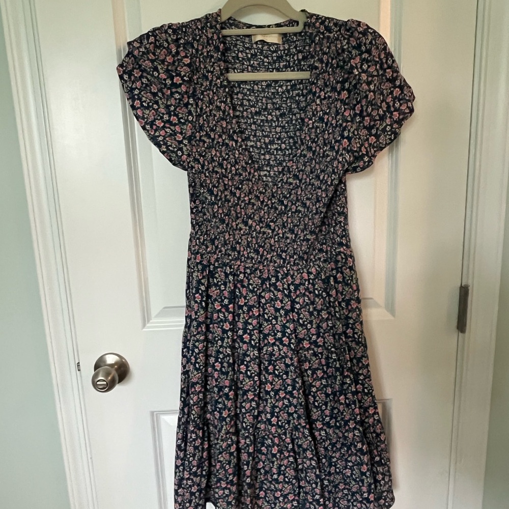 Floral V-Neck Dress